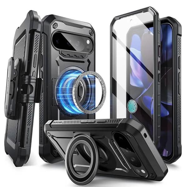 SUPCASE UB Pro Mag cover til Google Pixel 9 Pro XL - Sort