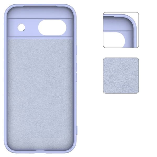 Liquid silikon deksel til Google Pixel 8a - Lavendel
