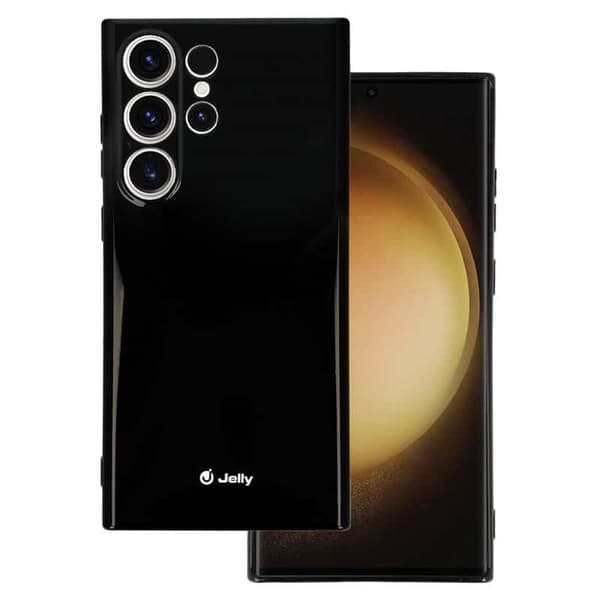 Jelly Case til Samsung Galaxy S23 Ultra - Sort