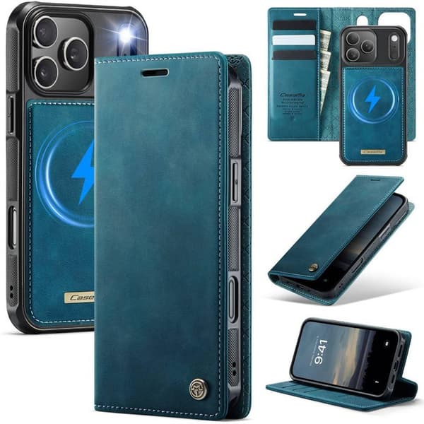 CaseMe mobildeksel C49 2i1 til Apple iPhone 18 Pro Max – Petrol