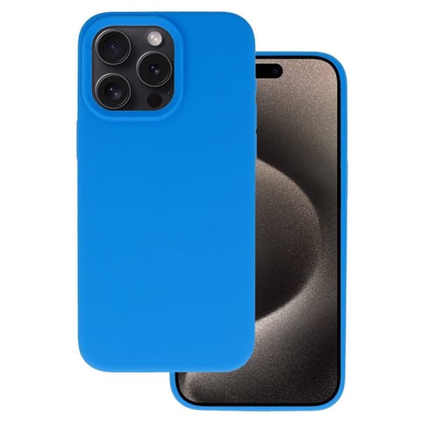 Silicone Lite Case til Apple iPhone 16 Pro Max - Sierra blue