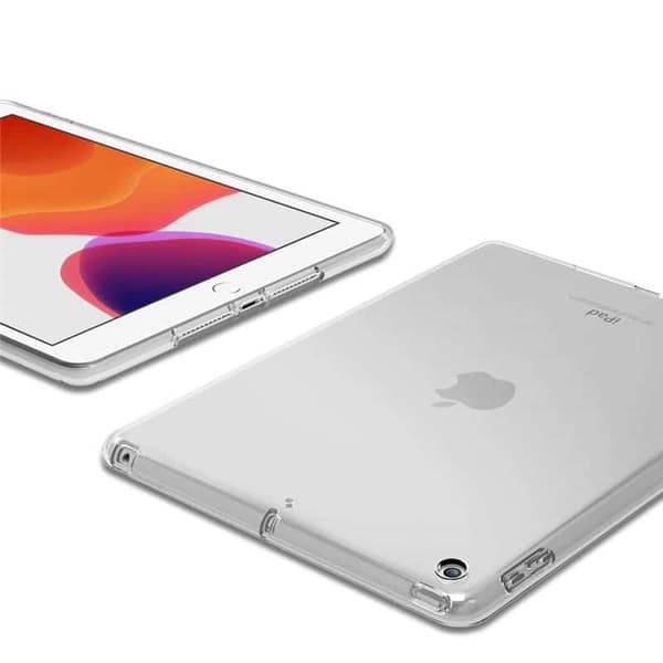 Silikoni tablettikotelo Apple iPad 10.2 (2020) - Läpinäkyvä