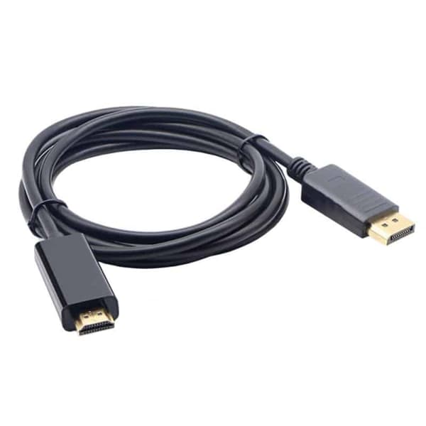 Kabel 1.8m DP hann til HDMI-A hann
