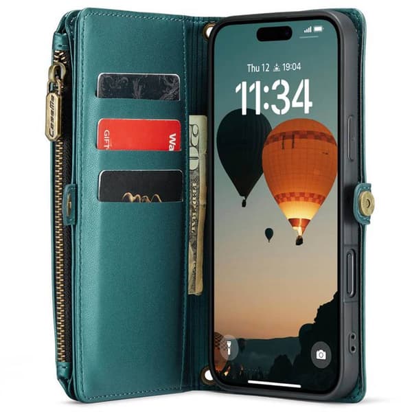 CaseMe mobildeksel C36 til Apple iPhone 16 Pro Max - Petrol