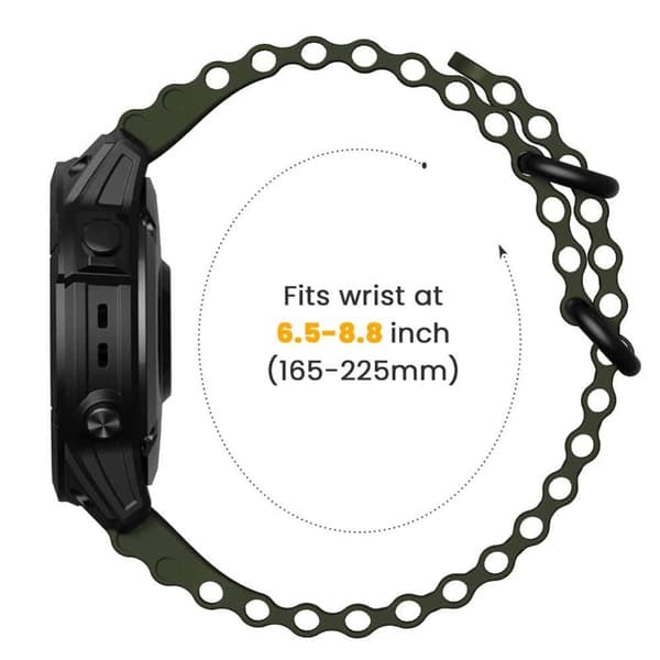 Ocean Urrem til Garmin Descent Mk2 - Army