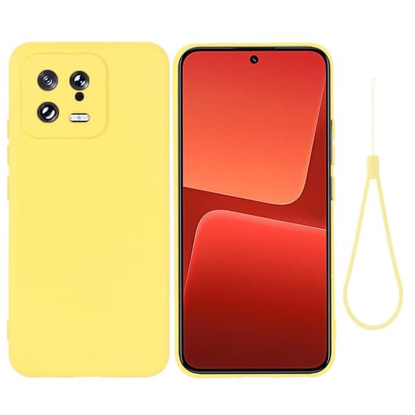 Liquid silikone cover til Xiaomi 13 - Gul