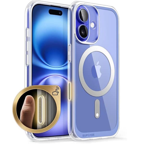 SUPCASE UB Mag Stand deksel til Apple iPhone 16 - Clear
