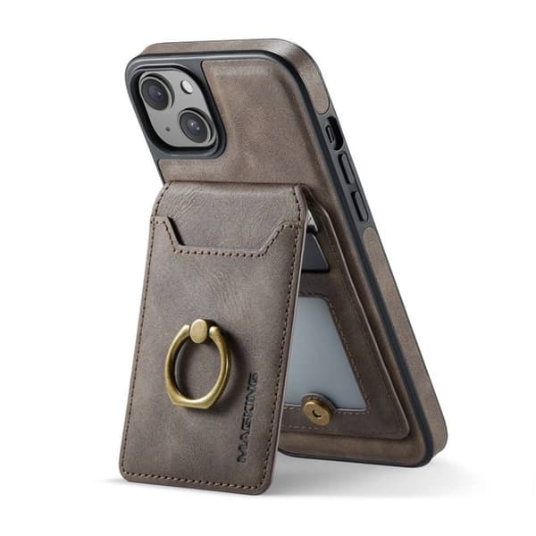 DG-Ming Magking K1 2i1 deksel til Apple iPhone 14 Plus - Coffee