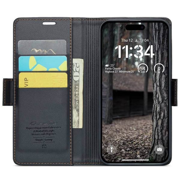 CaseMe mobilcover 023 til Apple iPhone 18 Pro Max - Sort