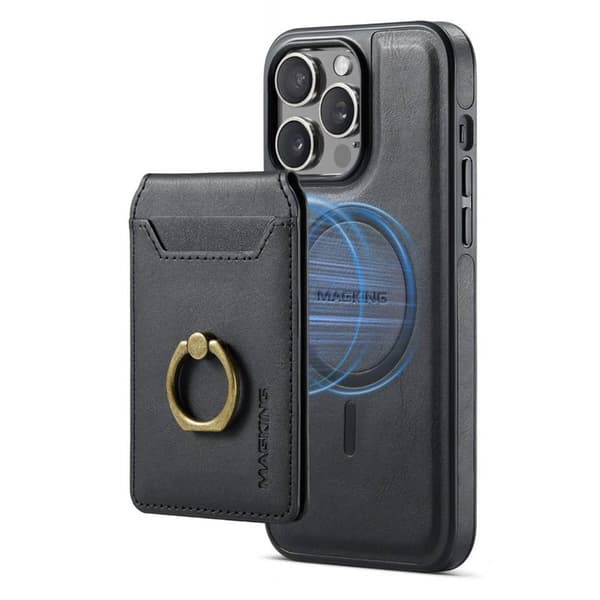 DG-Ming Magking K1 2i1 cover til Apple iPhone 14 Pro - Sort