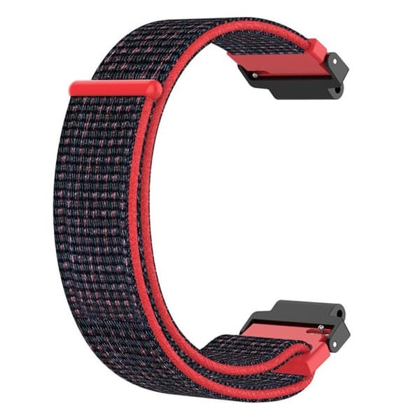 Nylon klokkereim til Garmin Forerunner 735XT - RÃ¸d
