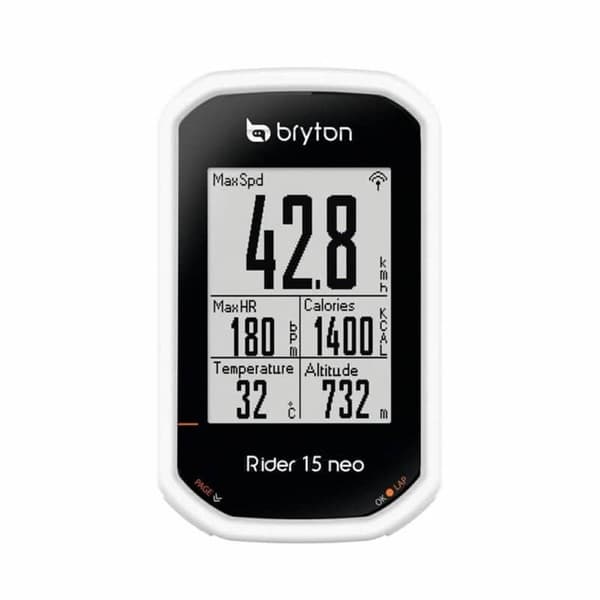 Silikon deksel til Bryton Rider 15 Neo E - Hvit