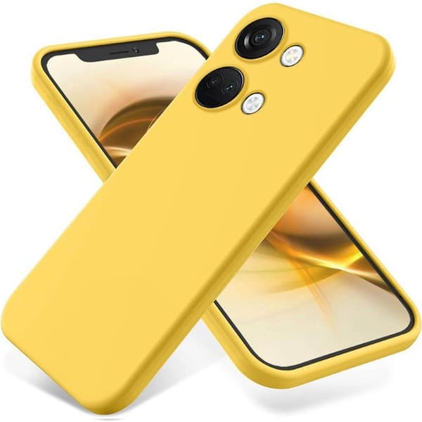 Liquid silikondeksel til OnePlus Nord 3 5G - Gul