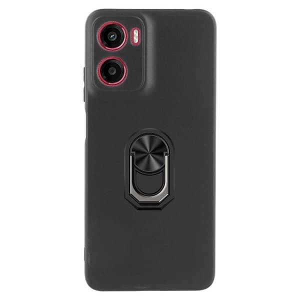 TPU ringdeksel til Motorola Moto G05 - Sort