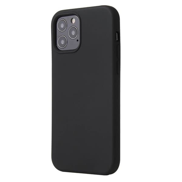 Liquid silikone cover til Apple iPhone 15 Pro Max - Sort