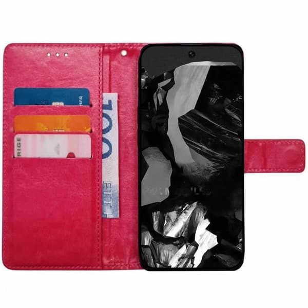 Wallet cover 3-kort til Google Pixel 9 - Lyserød