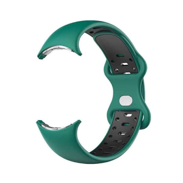 Twin kellon ranneke Google Pixel Watch 2 - VihreÃ¤/musta