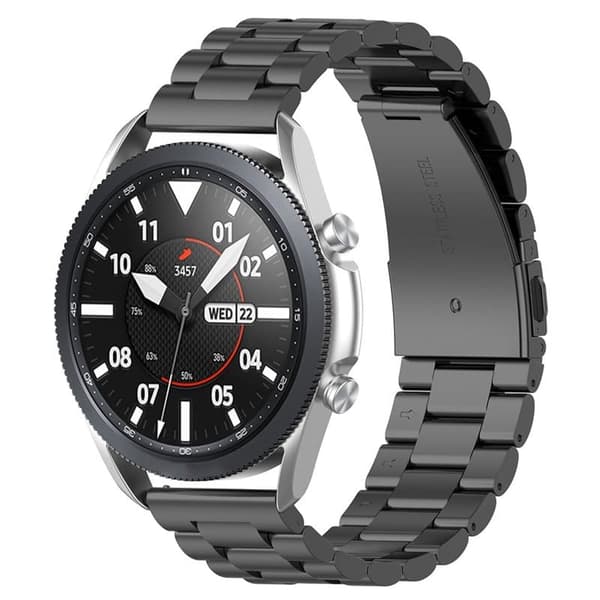 Urrem Rustfrit stÃ¥l til Samsung Galaxy Watch 3 (41mm) - Sort