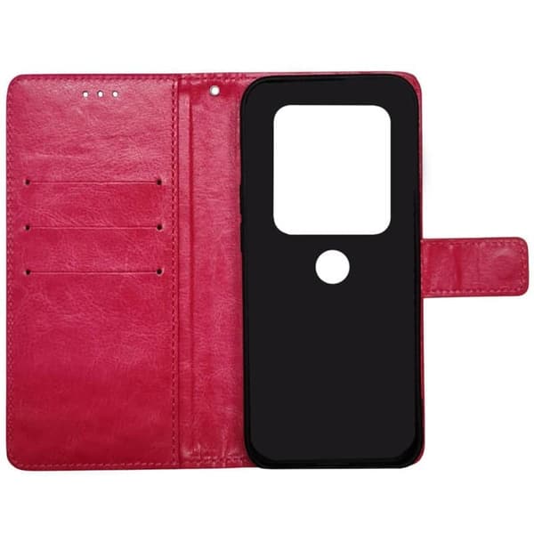 Wallet cover 3-kort til CAT S53 - Lyserød