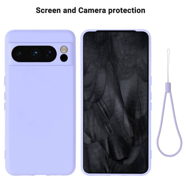 Liquid silikondeksel til Google Pixel 8 Pro - Lavender