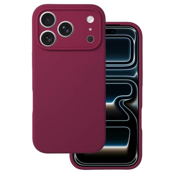 Silicone Lite Case Apple iPhone 17 Pro Max - Crimson red