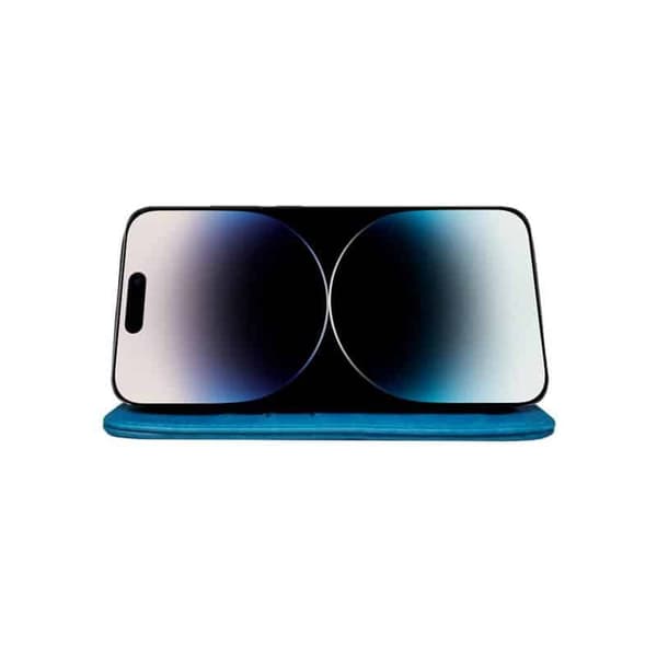 Lommebokdeksel 3-kort til Apple iPhone 14 Pro - Lyseblå