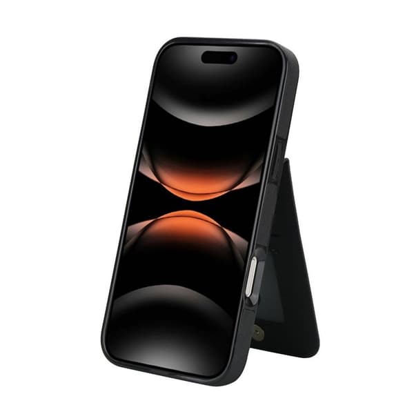 Zipper halskæde cover til Apple iPhone 18 Pro Max - Sort