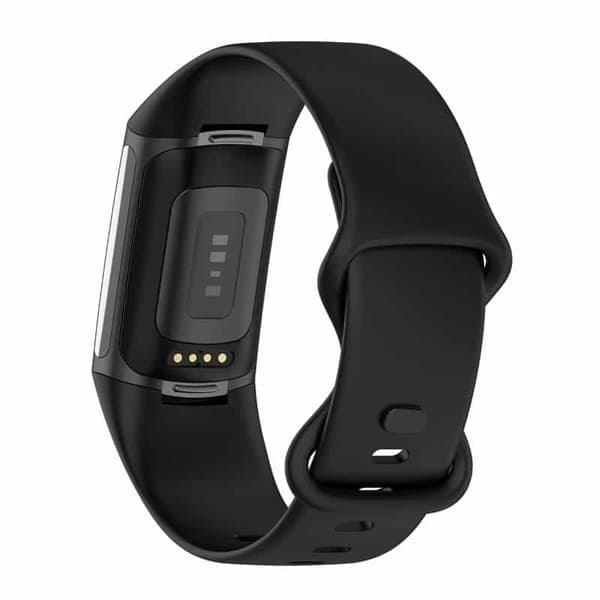 Sport Kellon ranneke Fitbit Charge 5 (L) - Musta