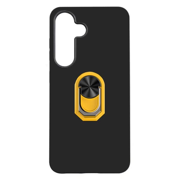 TPU ringdeksel til Samsung Galaxy S25 FE - Gul