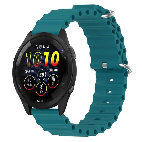 Ocean urrem til Garmin Forerunner 265 - Petrol
