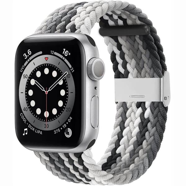 Flettet Urrem til Apple Watch 6 (40mm) - Gradient grey