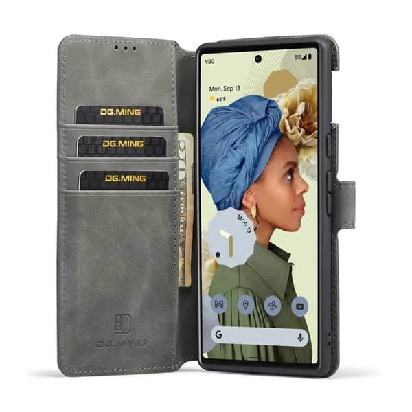 DG-Ming mobilfodral 3-kort till Google Pixel 6 Pro - GrÃ¥