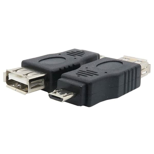 Adapter USB-A hun til USB Micro-B han
