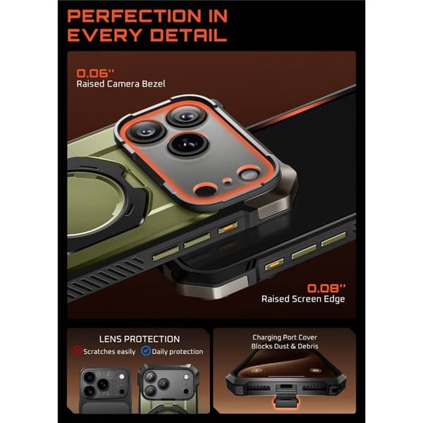 SUPCASE UB Grip cover til Apple iPhone 17 Pro - Guldan