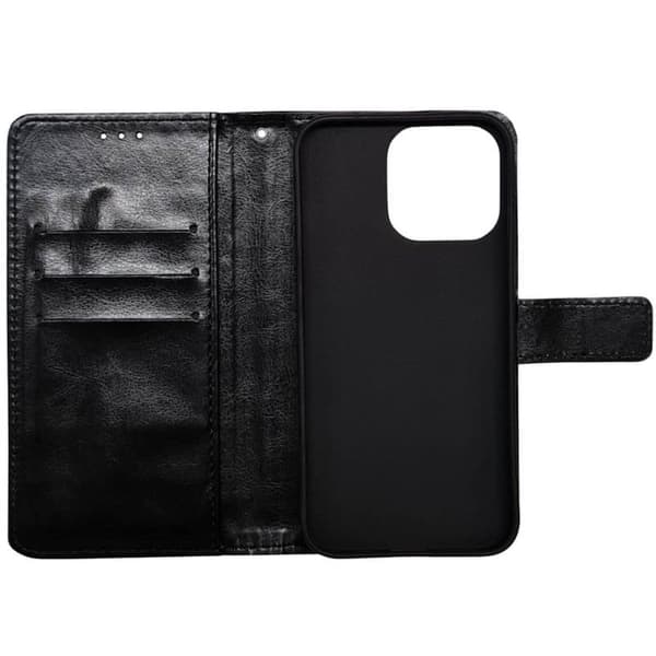 Wallet cover 3-kort til Apple iPhone 14 - Sort