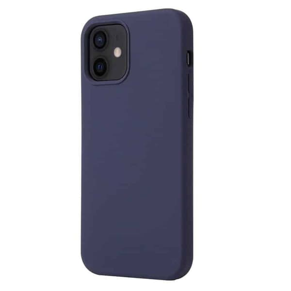 Liquid silikon deksel til Apple iPhone 12 Mini - Midnight Blue