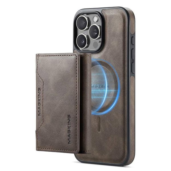 DG-Ming Magking K2 2i1 cover til Apple iPhone 16 Pro Max - Coffe
