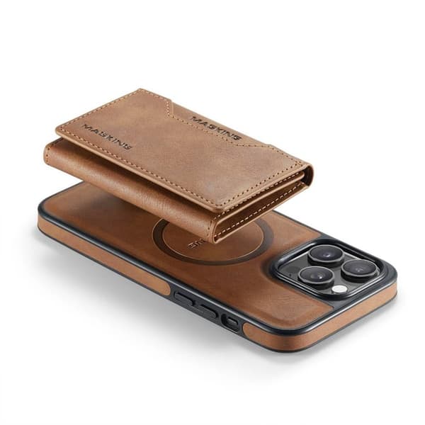 DG-Ming Magking K2 2i1 deksel til Apple iPhone 14 Pro Max - Brun