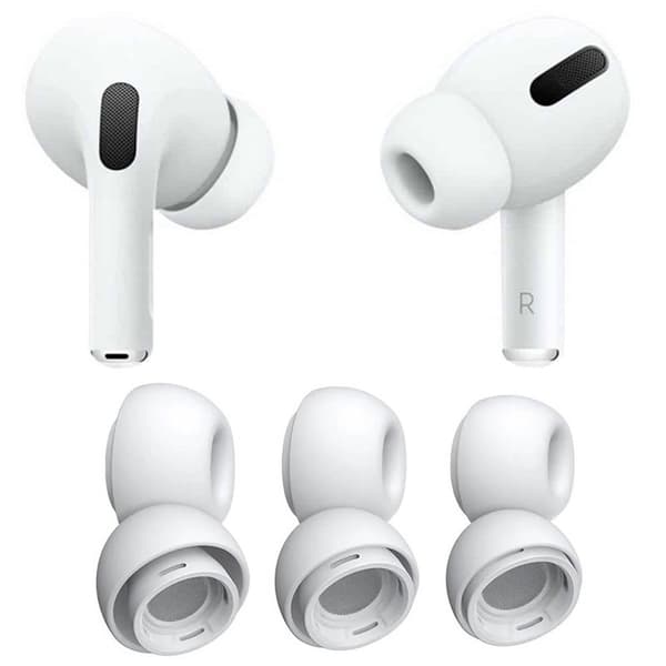 Øreputer 6-pak til Apple AirPods Pro - Hvit