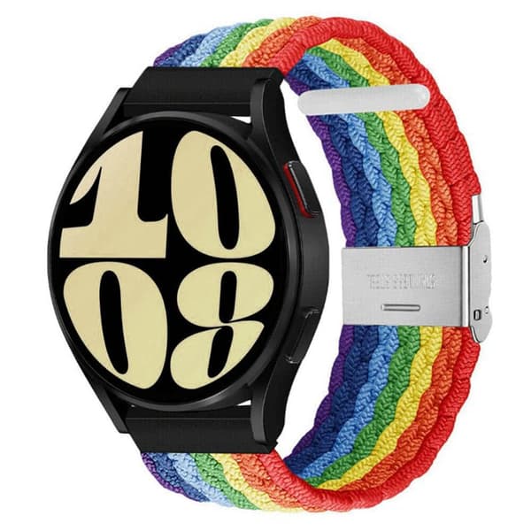 Flettet Elastisk urrem til Samsung Galaxy Watch 6 (44mm) - Pride