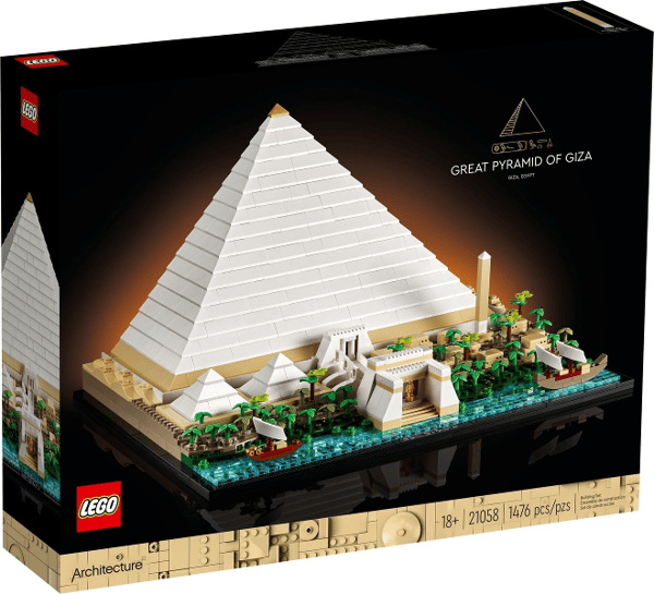 LEGO 21058 Gizan suuri pyramidi Uusi.