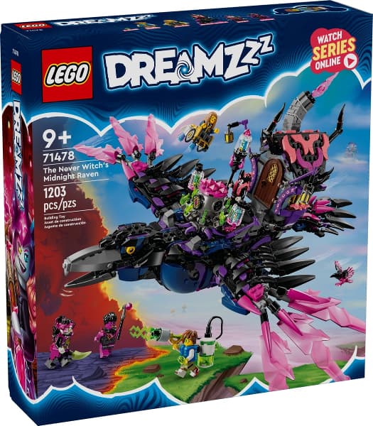 LEGO 71478 Neverhäxans midnattskorp Nytt.