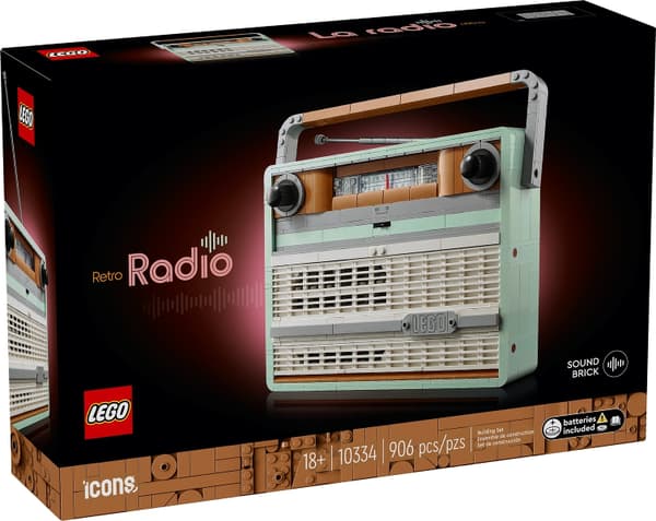 LEGO 10334 Retroradio Uusi.