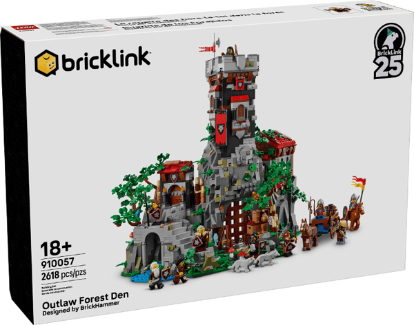 LEGO 910057 Rövarnas skogsfäste Nytt.