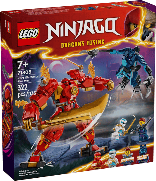 LEGO 71808 Kais elementeldrobot Nytt.