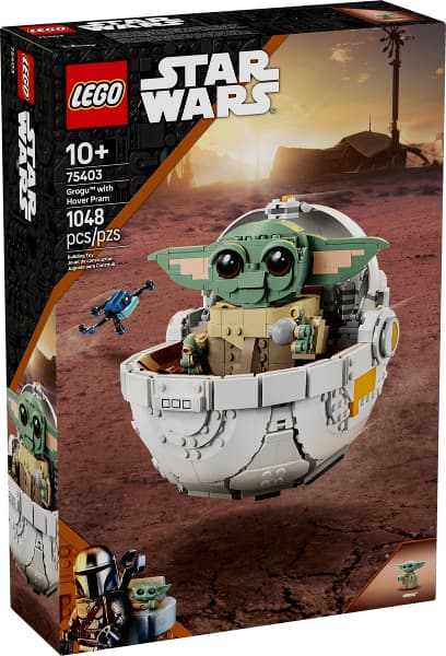 LEGO 75403 Grogu with Hover Pram Nytt.