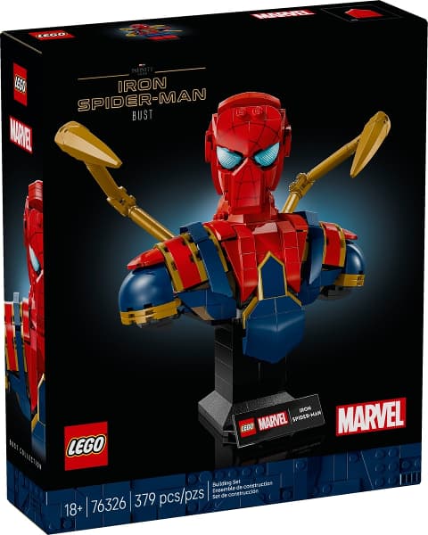 LEGO 76326 Iron Spider-Man-buste Ny.