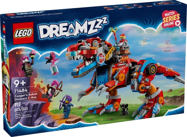 LEGO 71484 Coopers robotdinosaur C-Rex Ny.