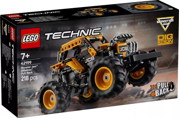 LEGO 42199 Monster Jam DIGatron med pullback-funksjon Ny.