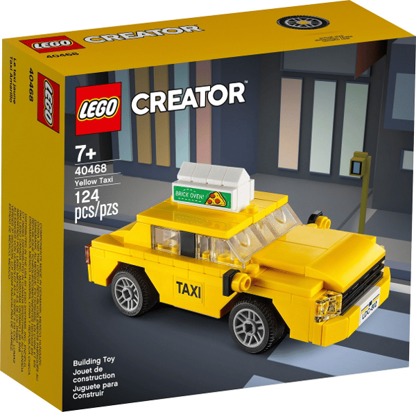 LEGO 40468 Keltainen taksi Uusi.